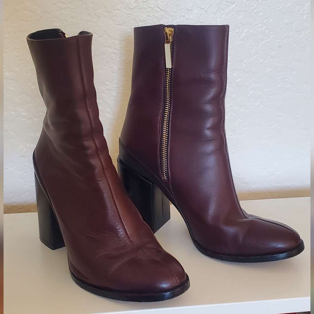 Dear Frances Spirit Boots In Port 36.5